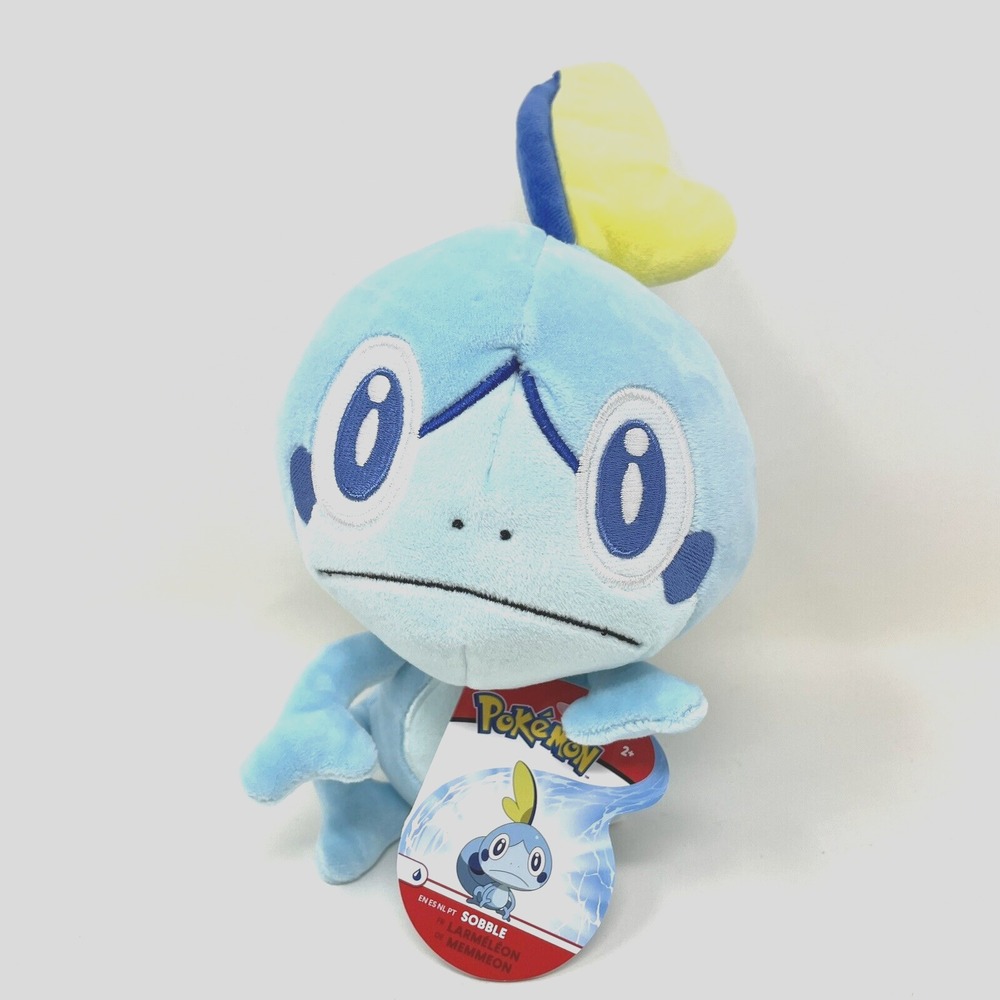 Pokémon‎ Sobble Plush Toy Wicked Cool Toys Stuffed Animal Small 8"
